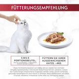 Gourmet Mon Petit Intensywna mokra karma dla kotów, odmiana dla drobiu, opakowanie 8 sztuk (8 x 6 saszetek po 50 g każda)