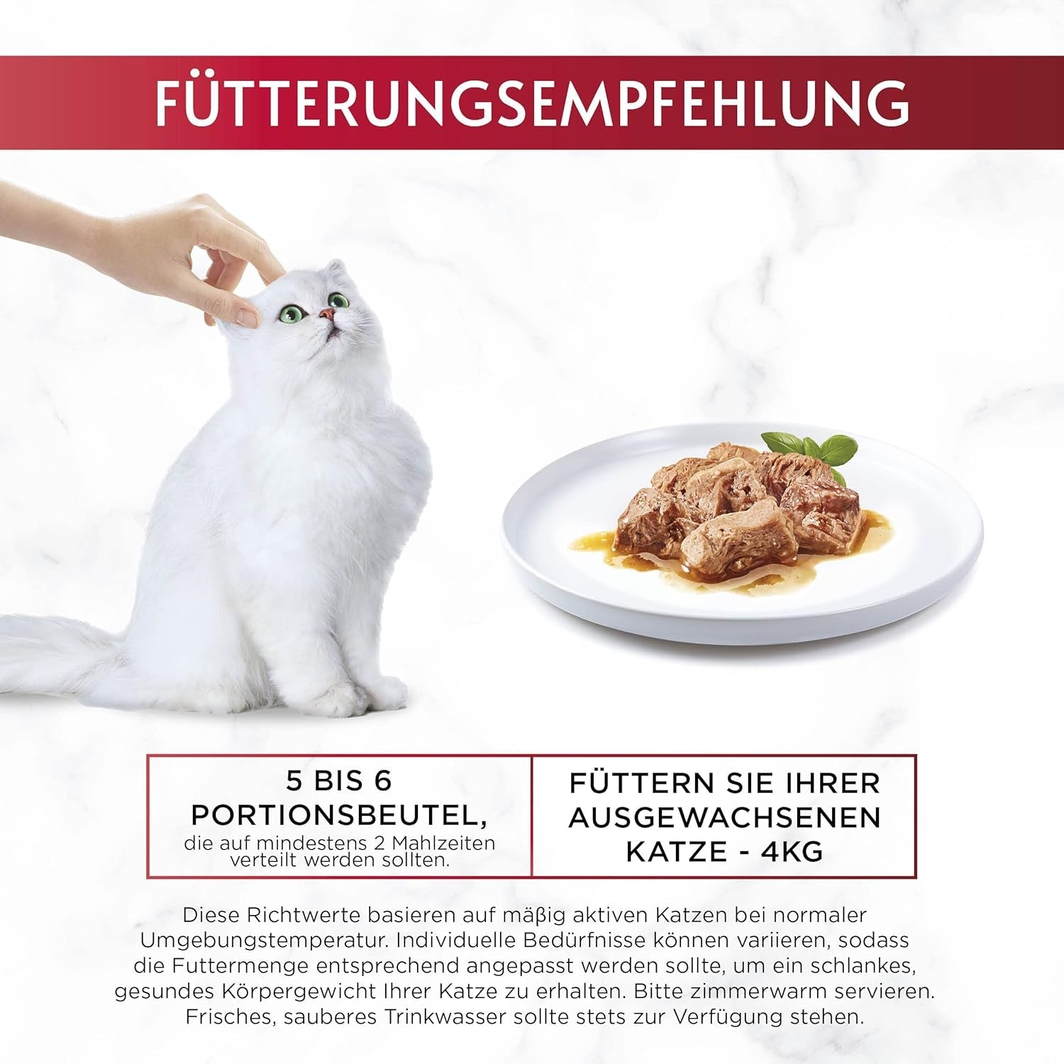 Gourmet Mon Petit Intensywna mokra karma dla kotów, odmiana dla drobiu, opakowanie 8 sztuk (8 x 6 saszetek po 50 g każda)