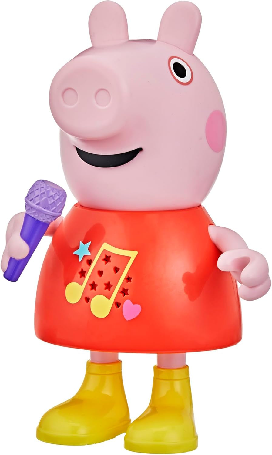 Lalka Świnka Peppa, mówiąca i śpiewająca, różowa, 20 cm