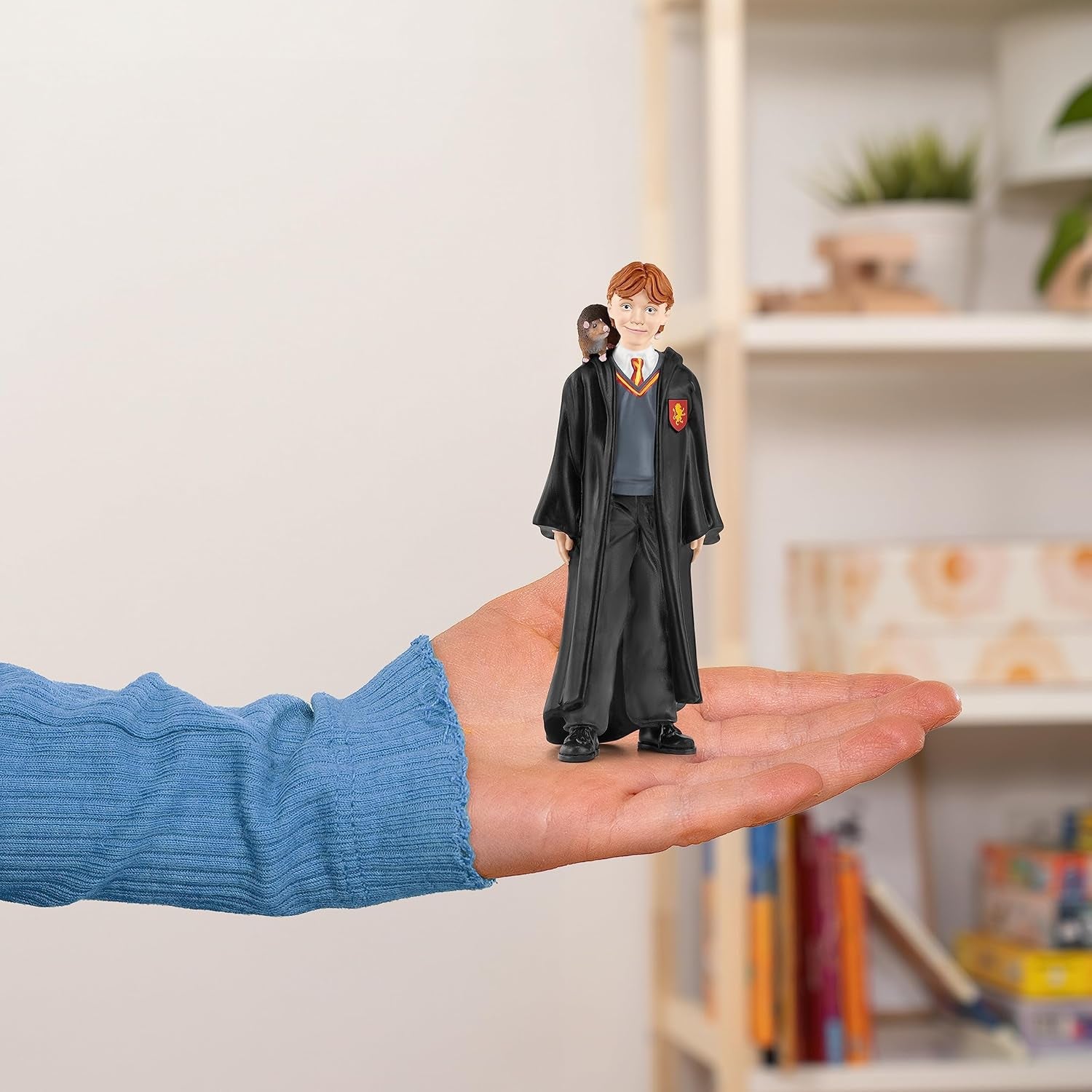 Schleich 42634 Ron Weasley i Skulls, od 6 lat, Harry Potter - figurka do zabawy, 4 X 2 X 10 cm Figurki Naty Shop