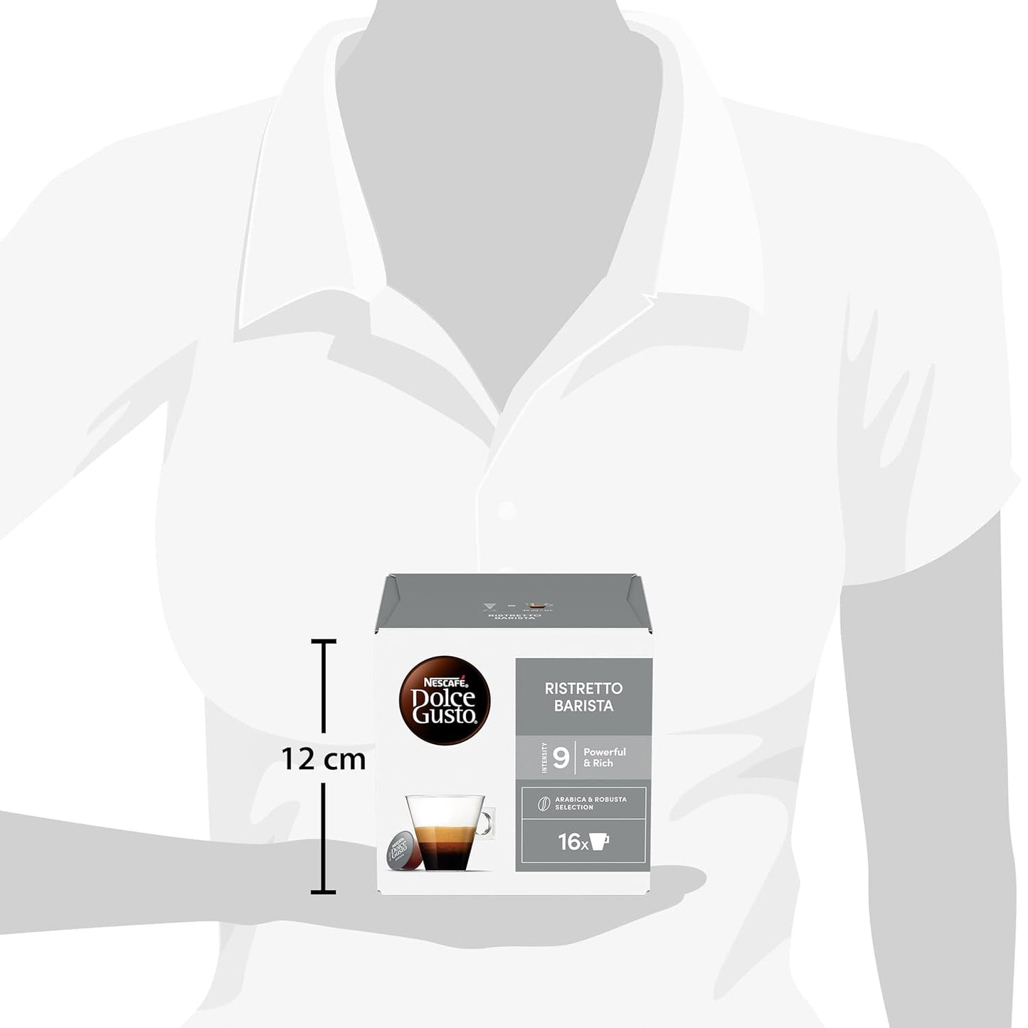 NESCAFÉ DOLCE GUSTO Ristretto Barista Kaffeekapseln 3-pak (3 x 16 Kapseln)