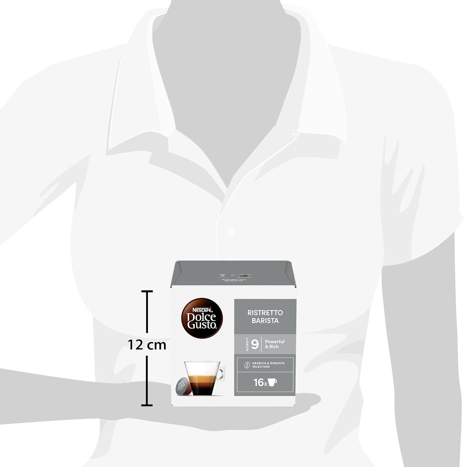 NESCAFÉ DOLCE GUSTO Ristretto Barista Kaffeekapseln 3-pak (3 x 16 Kapseln)