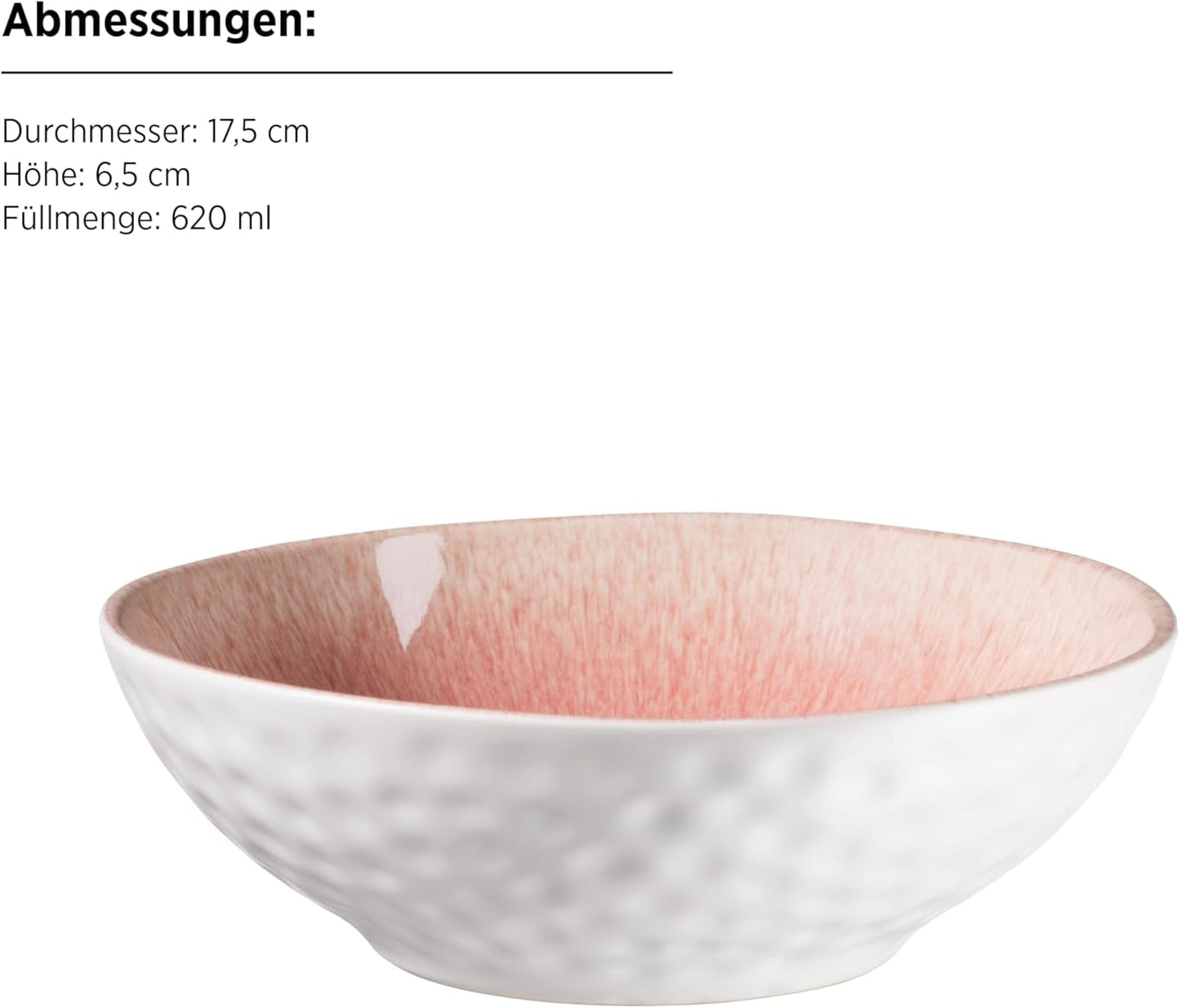 MĘSER 934111 Seria Frozen, Geschirr Set aus Keramik für 4 Personen, 16-teiliges Kombiservice mit organischen Formen, in bere gesprenkeltes Service, Berry
