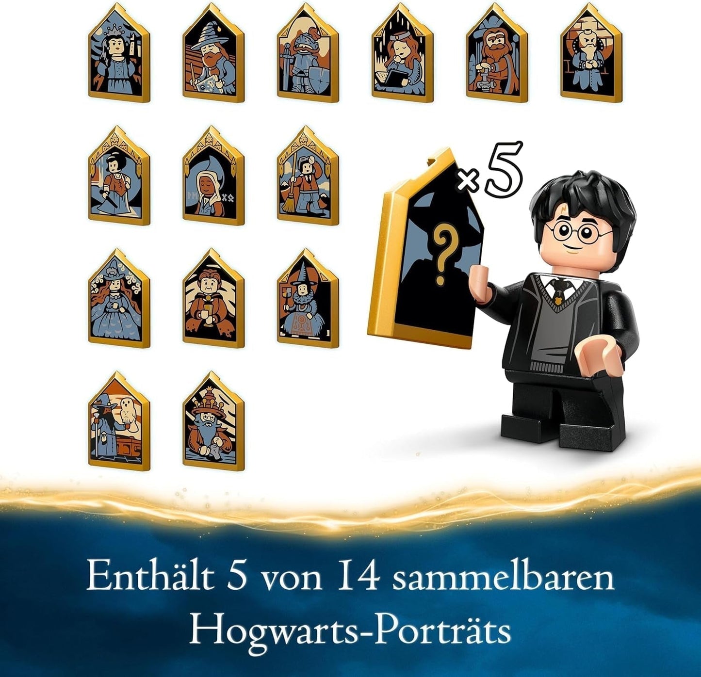 LEGO Harry Potter Zamek Hogwart: Wielka Sala, zabawka kolekcjonerska z 11 minifigurkami, w tym Hermioną Granger, magiczny prezent dla chłopców i dziewcząt 76435 Zestawy do budowania Besuche den LEGO-Store