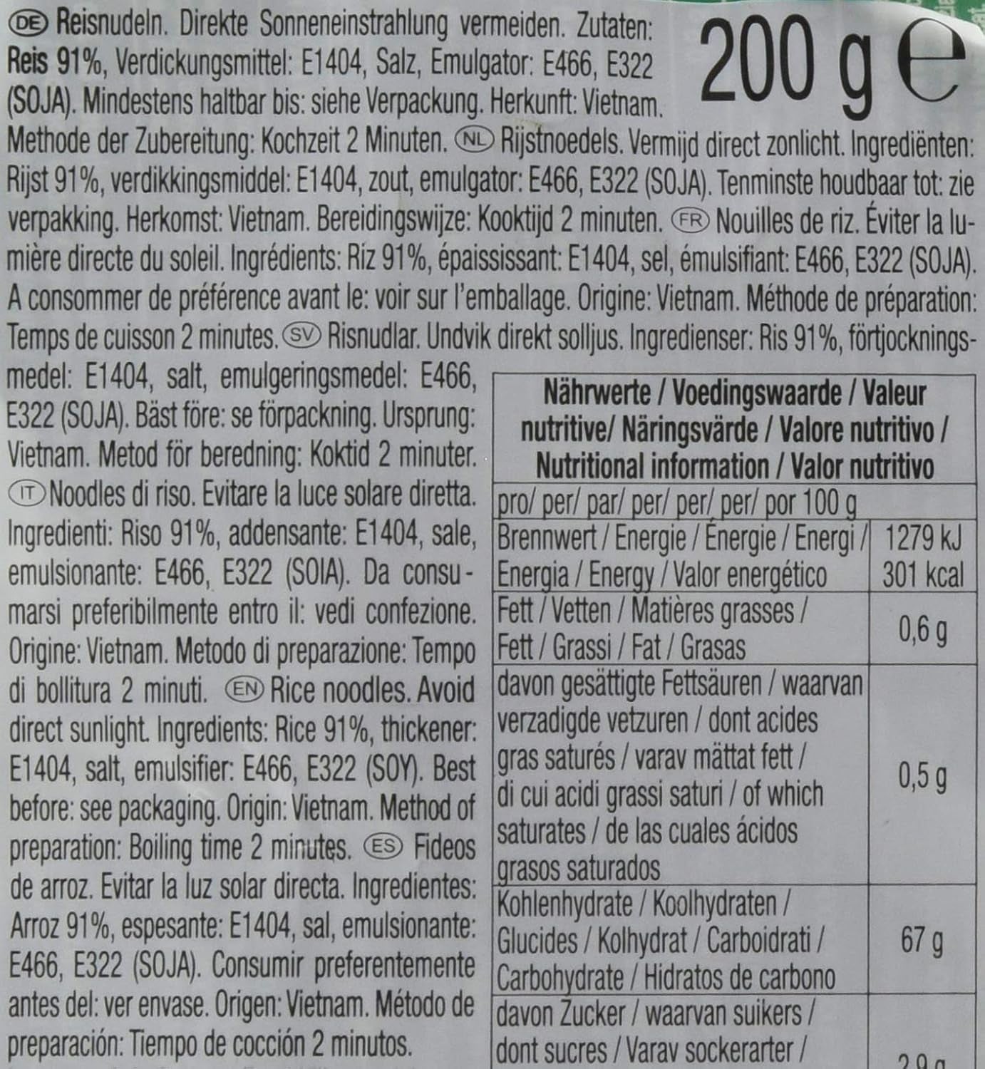ACECOOK - LUB MAKARON RYŻOWY - (1 X 200 GR)