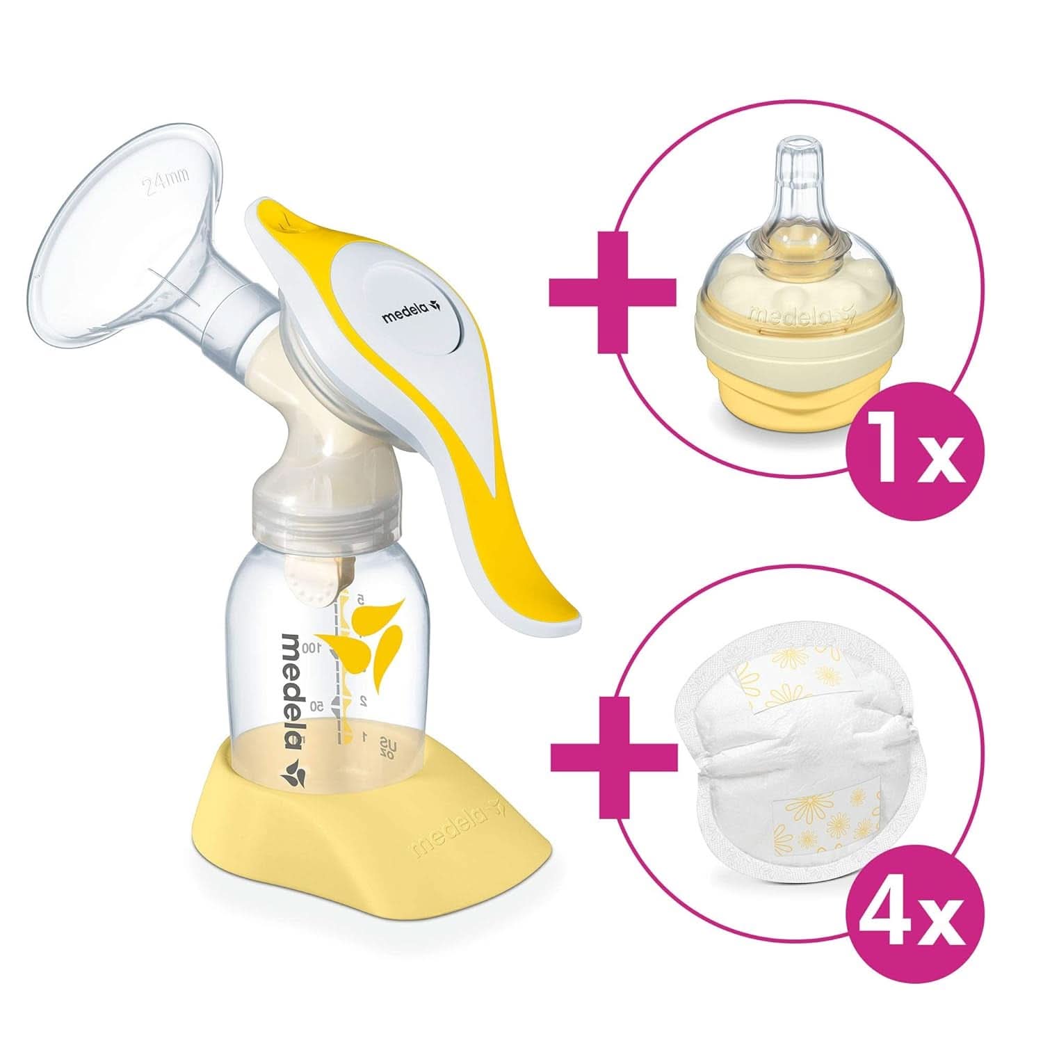 Medela Harmony Handmilchpumpe, Mit Calma-Sauger Und Stilleinlagen Akcesoria Żywność i karmienie piersią Baby Naty Shop