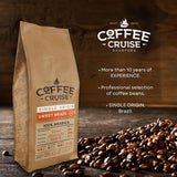 WYCIECZKA KAWOWA Słodka Brazylia Brasilianische Kaffeebohnen 1kg - Mittlere Röstung - Aroma Kakao und Schokolade - Für All Kaffeemaschinen - 100% Arabski