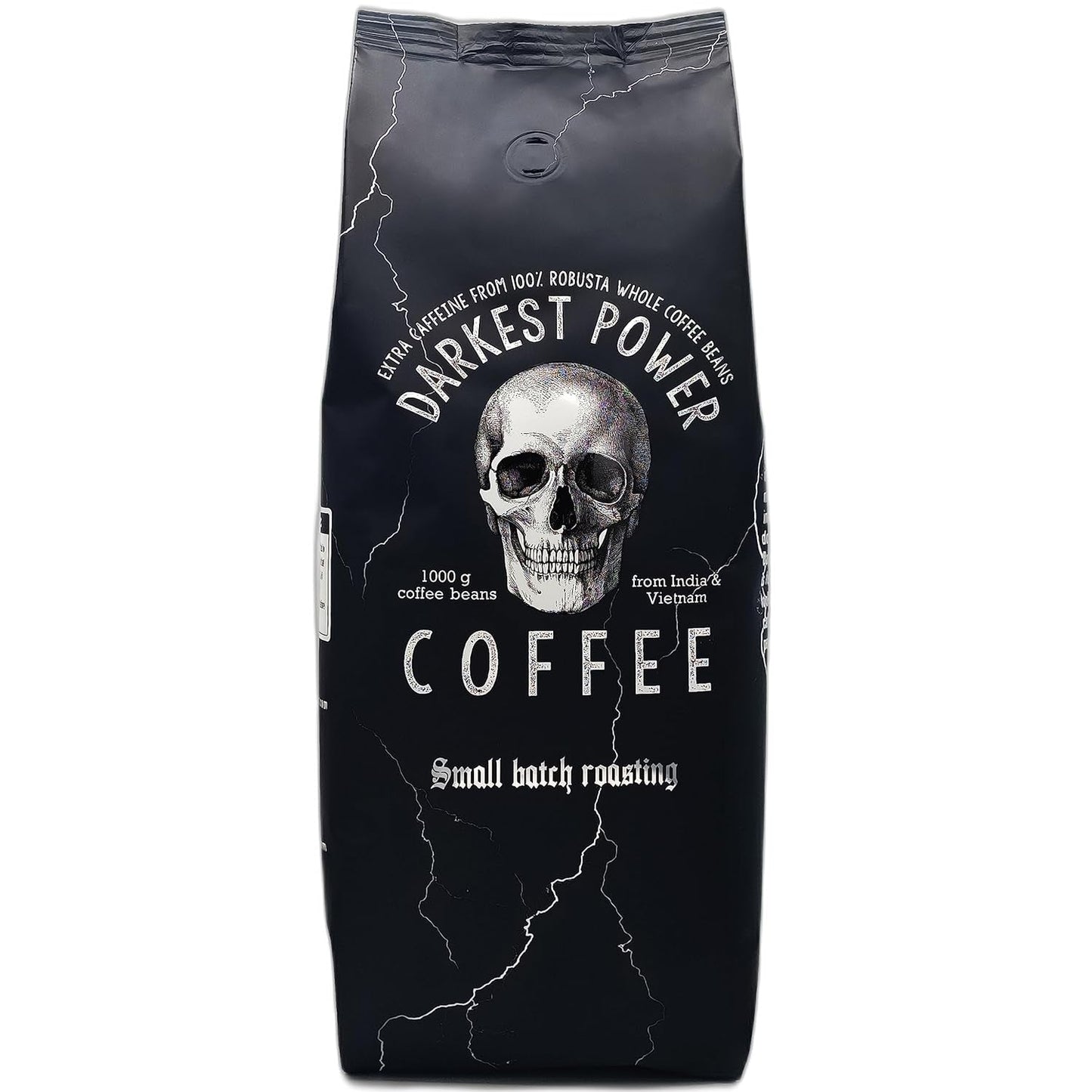 | Kaffeebohnen wyjątkowo mocny | Espresso 100% Robusta | viel Kaffein wenig Säure | 1000g ganze Kaffee Bohnen | geigeint für W pełni automatyczny | z gwarancją Zufriedenheits