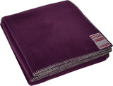 Zoeppritz od 1828 Gładki koc z polaru - Puszysty, wygodny koc z polaru - Wegański - 140X190 cm - 010 Off-White, 010 Offwhite Zoeppritz From 1828 485 Dark Orchid 140X190Cm