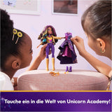 Unicorn Academy Deluxe Masked Ball Sophia - lalka 24 cm z popularnej serii Netflix z 2 strojami, klasycznym przebieraniem i odgrywaniem ról, wiek 4+ Naty Shop Dolls