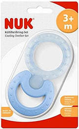 NUK Classic and Cool 2-częściowy zestaw pierścieni ząbkujących Cooler do masażu i chłodzenia 1 zestaw bez BPA, różne kolory