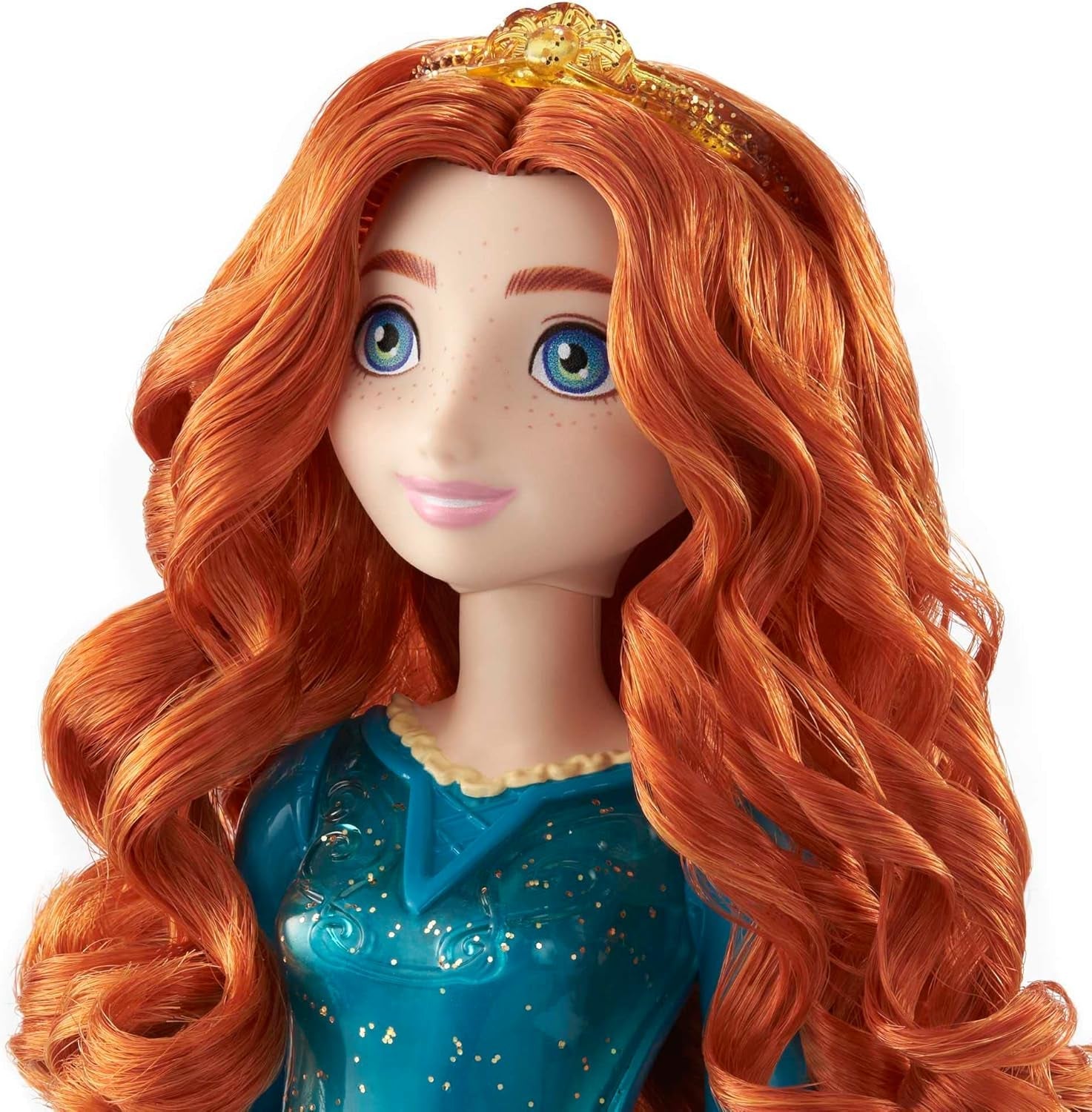 Mattel Disney Princess Zabawka Merida Ręcznie robiona lalka ze świecącymi ubraniami i akcesoriami Zainspirowana filmem Disneya i Pixara Prezent dla dzieci HLW13