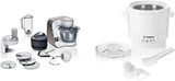 Robot kuchenny Bosch Series 4 MUM5X720, zintegrowana waga, miska ze stali nierdzewnej 3,9 l, mikser 1,25 l, 1000 W Akcesoria Żywność i karmienie piersią Bebe Naty Shop Pakiet z kostkarką do lodu Biały szampan 2 akcesoria