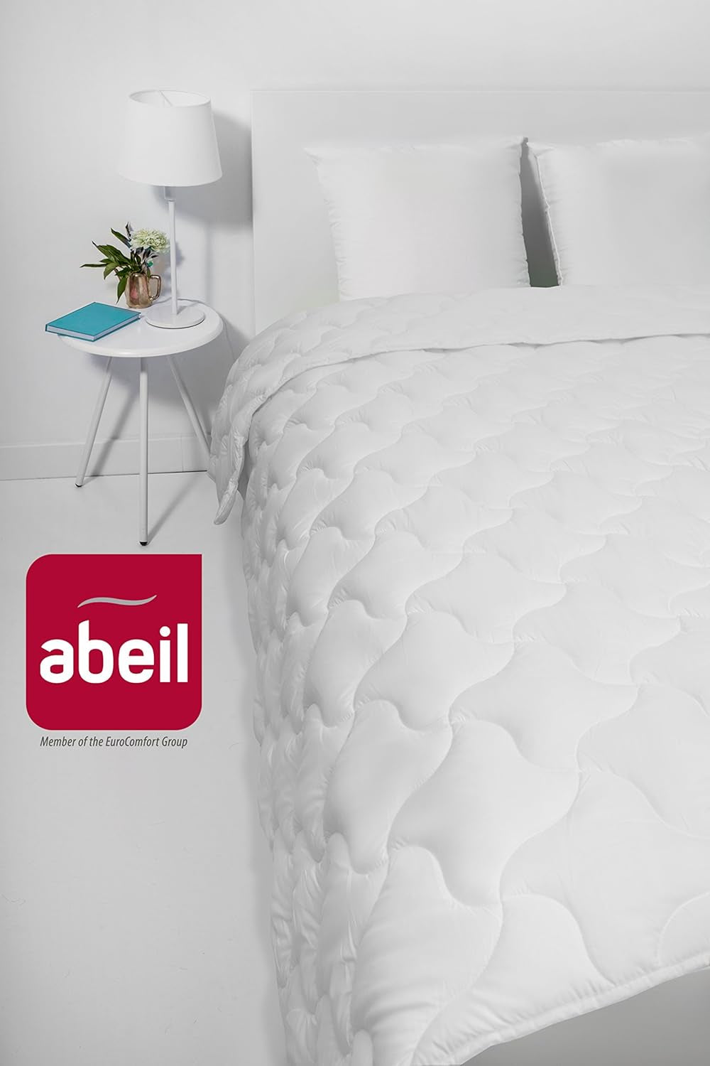 Abeil 1388 Kołdra Topcool, cienka, regulator wilgotności, biała, 240 x 260 cm Kołdry i kołdry Naty Shop