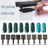 14 Stück Nail Art Werkzeug Magnetstift DIY Magic 3D Magnet Stick Set Verwendung Mit Cat Eye Gel Pulver Oder Nagelack - Magnetic Stift Katze Eye Pen Für Ideal Katzenaugen Magische Effekt