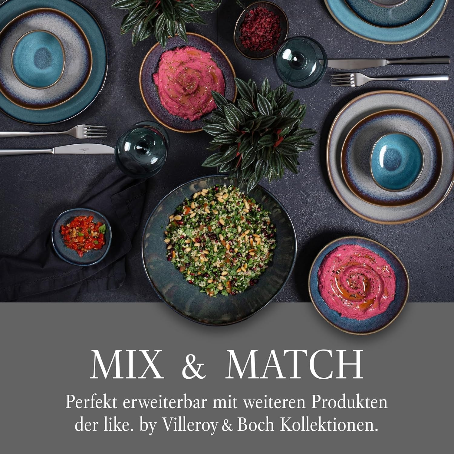 Zestaw stolików Lave w kolorze beżowym firmy Villeroy & Boch, 4 sztuki, ok.