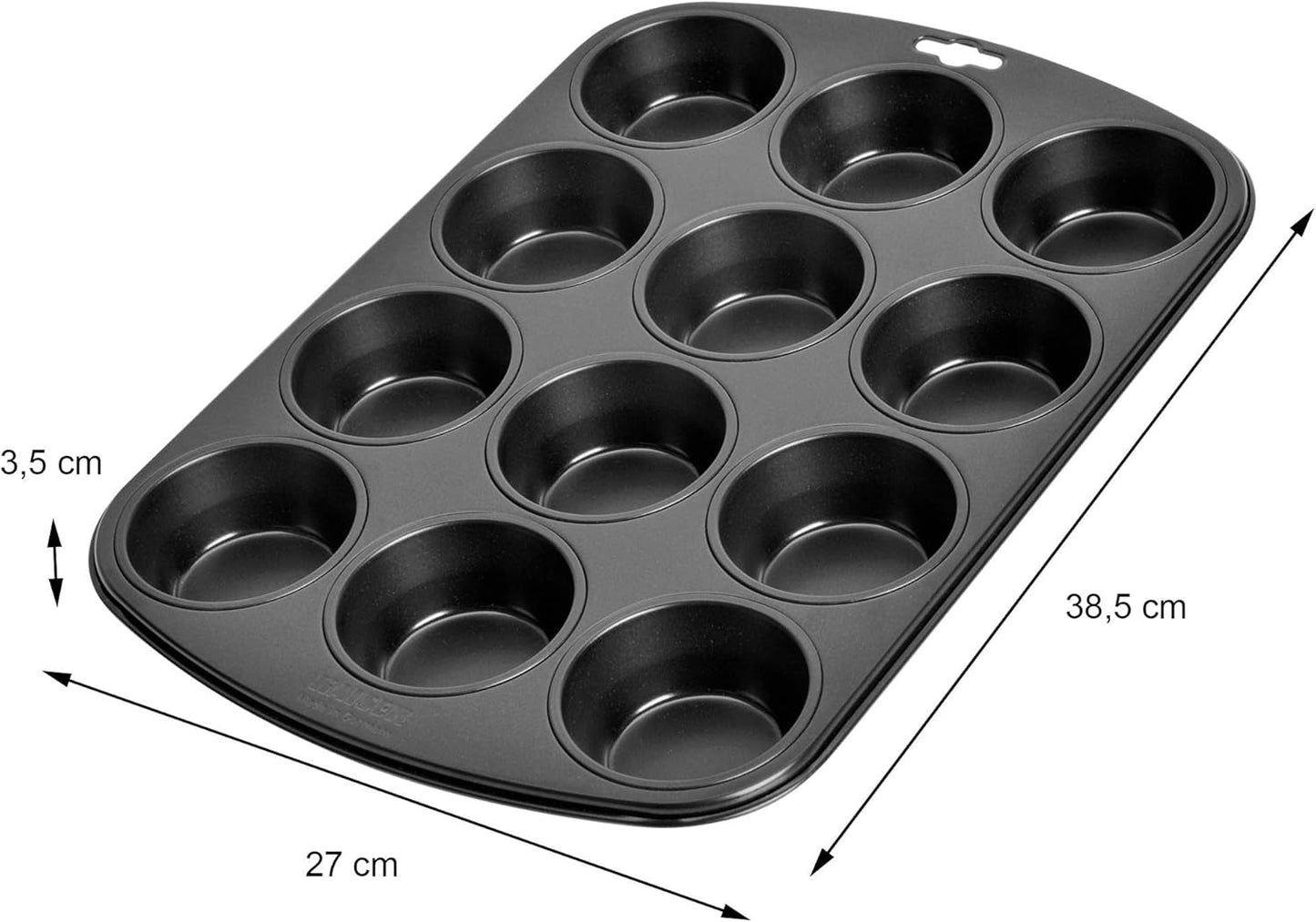 Kaiser Classic Tarteform Mit Hebeboden 28 Cm, Quicheform Antihaftbeschichte & Inspiration Muffinform Blech Für 12 Muffins, Muffin Backblech 38 X 27 Cm, Beschichtet, Standardgröße Formy i blachy do pieczenia Naty Shop