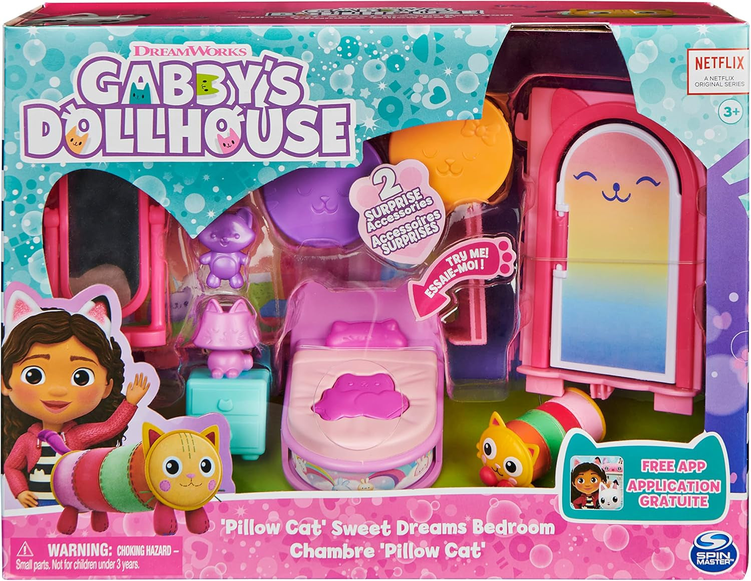 Gabby Dollhouse Deluxe Room Groovy Music Room i Deluxe Sweet Dreams Fluffy Cat Bedroom