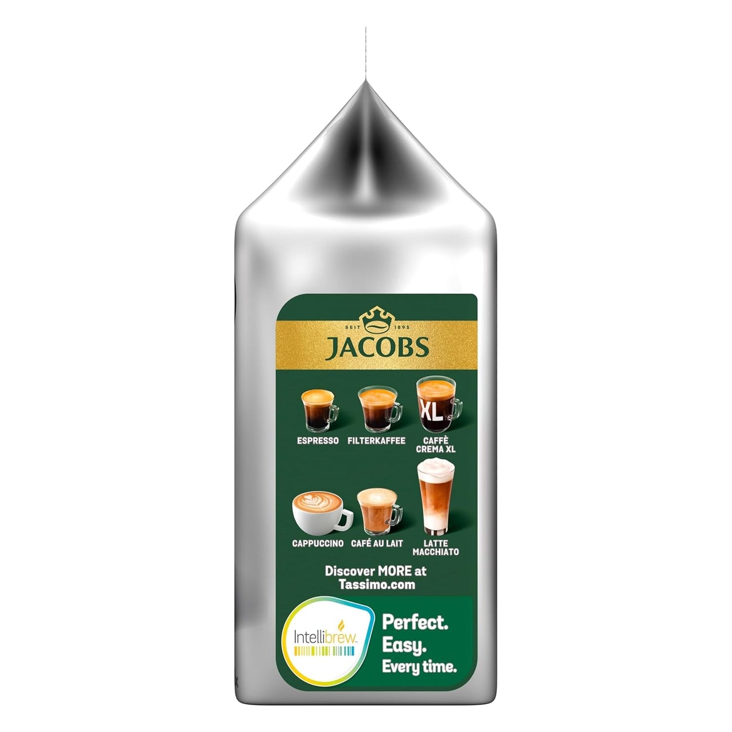 Tassimo Kapseln Jacobs Type Latte Macchiato Classico, 5 x 8 saszetek, 40 Kaffeekapseln