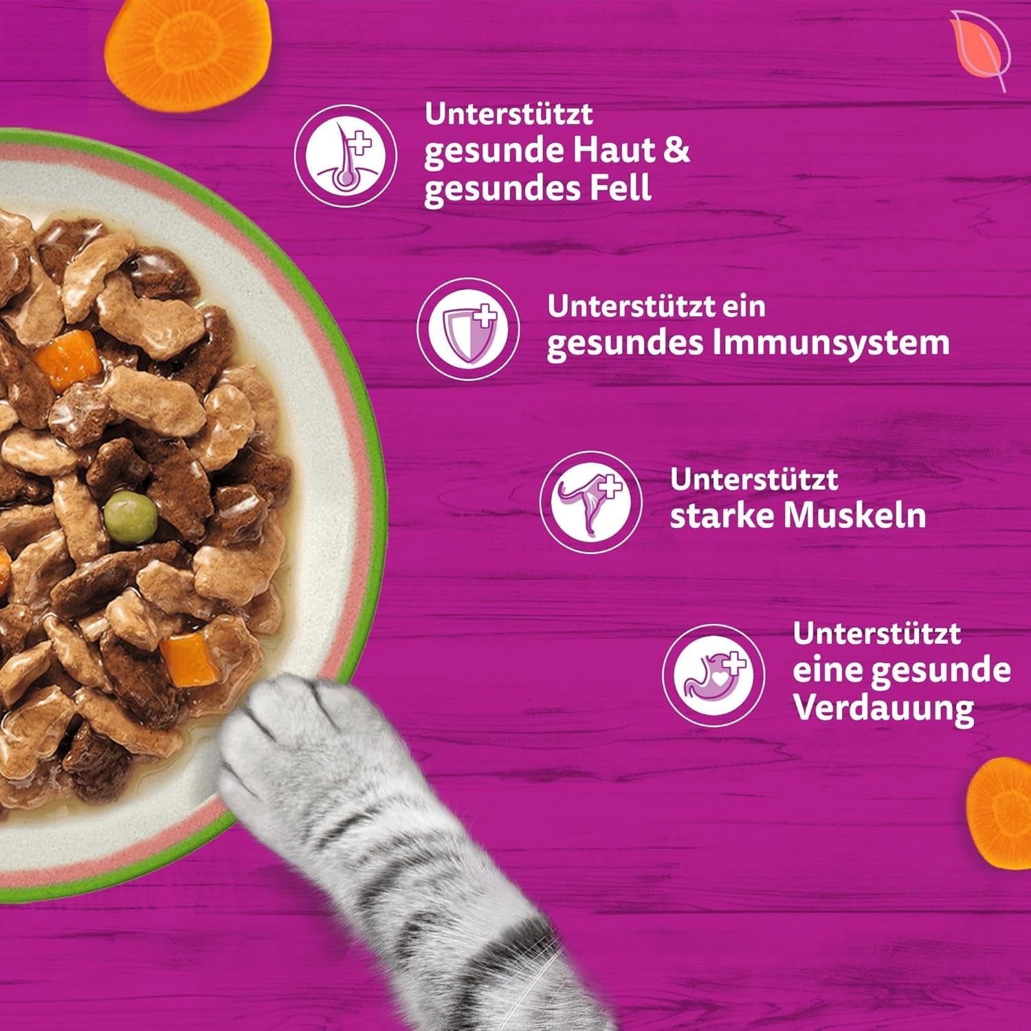 WHISKAS TASTY MIX Nassfutter w sosie für Katzen 40 x 85g Wybór szefa kuchni