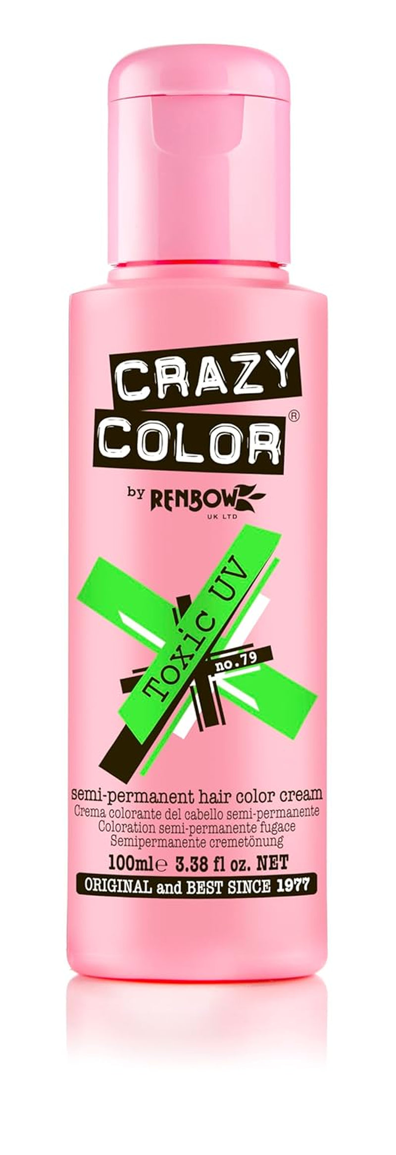 GO TOXIC Półtrwały krem koloryzujący do włosów UV, 100 ml (1 opakowanie) Naty Shop Go Toxic farba do włosów 100 ml (1 opakowanie)
