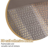 7 Blätter 3D alfabety Nagelsticker Nagelfolie Selbstklebend Buchstaben Aufkleber Nägel Zubehör Nagelaufkleber Klebebuchstaben Aufkleber Selbst Gestalten List Listy Naklejki na paznokcie