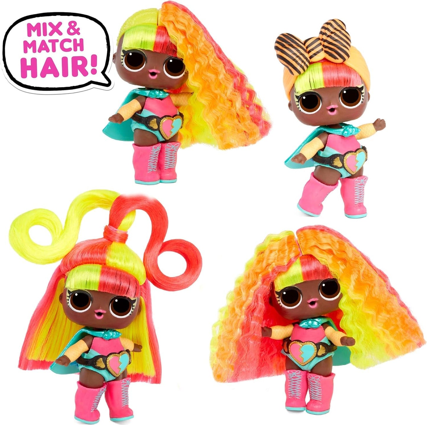 Kolekcjonerskie lalki LOL Surprise dla dziewczynek - z 15 różnymi niespodziankami i fryzurami - #Hairvibes Dolls