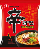 NONGSHIM - Makaron błyskawiczny Shin Ramyun - 6 x 120 gr - Opakowanie zbiorcze