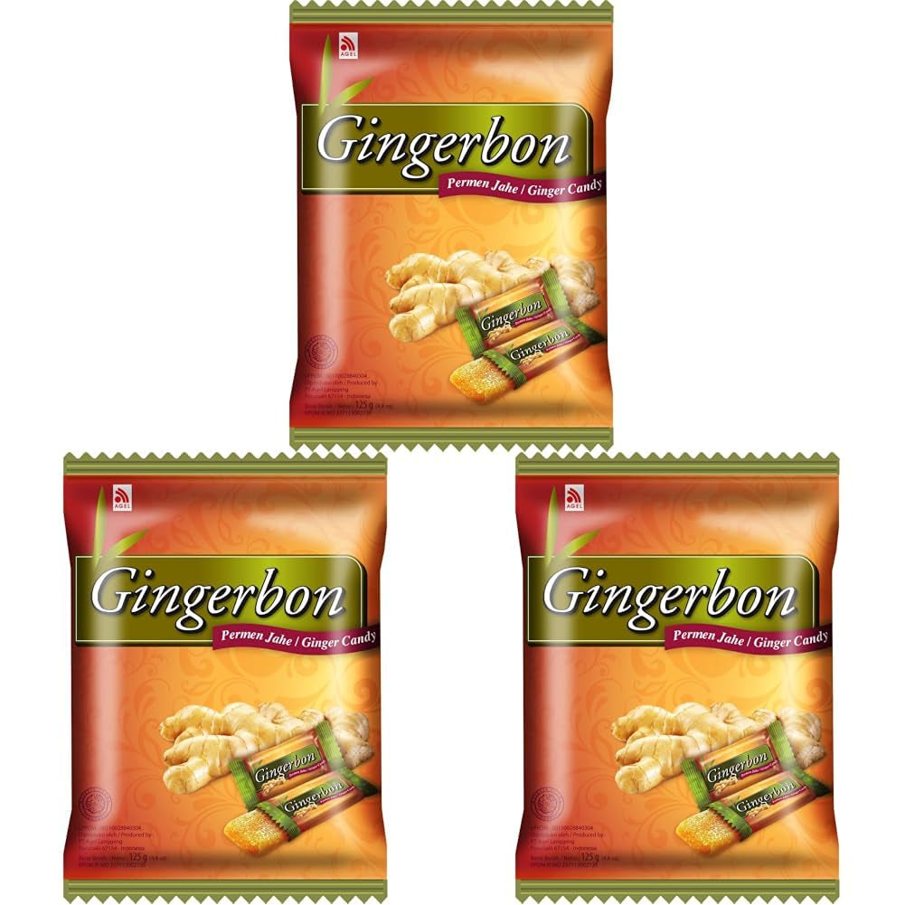 Cukierki imbirowe - (1 x 125 g) (opakowanie 3 szt.)