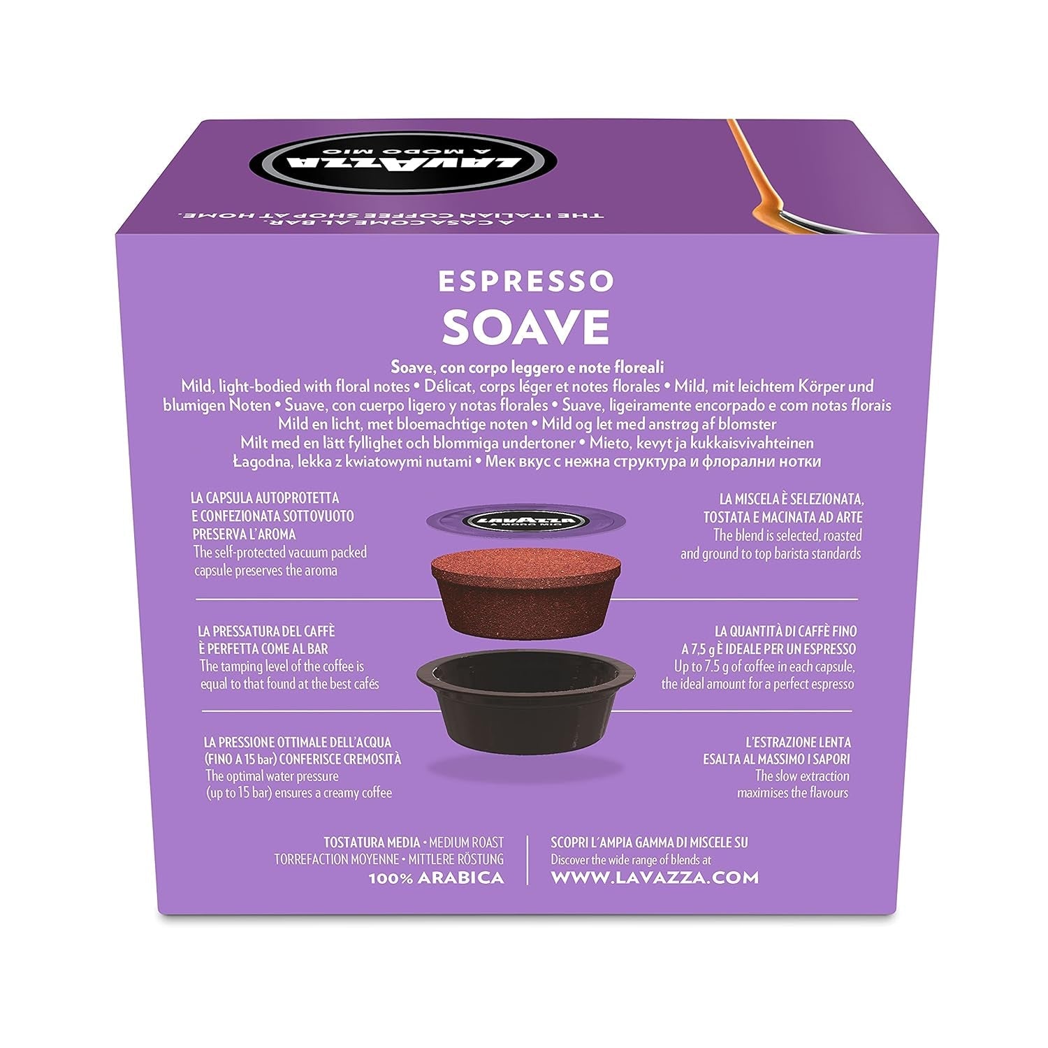 Lavazza A Modo Mio Espresso Soave, 1 x 16 kapsułek (1 x 112 g)