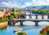 Trefl, Puzzle, Praga, Czechy, 500 elementów, Jakość Premium, Dla dorosłych i dzieci powyżej 10 roku życia Puzzle Naty Shop