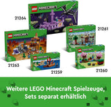 LEGO Minecraft Sad z kwiatami wiśni Zabawkowy ogród do zwiedzania ze Słoneczkiem, Wąchaczem, Zombie i Pszczołami Prezent dla graczy dla chłopców i dziewcząt w wieku 8 lat 21260 Zestawy do budowania Szukaj sklepu LEGO
