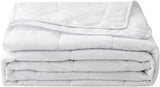 Kołdra letnia 155X220 Lekka kołdra letnia 90 kołder GSM 155X220Cm kołdra Cienka kołdra Można używać bez pokrowca Kołdra chłodząca Miękka Przytulna Biała Kołdry i kołdry Naty Shop Letnia kołdra 155X220 Cm