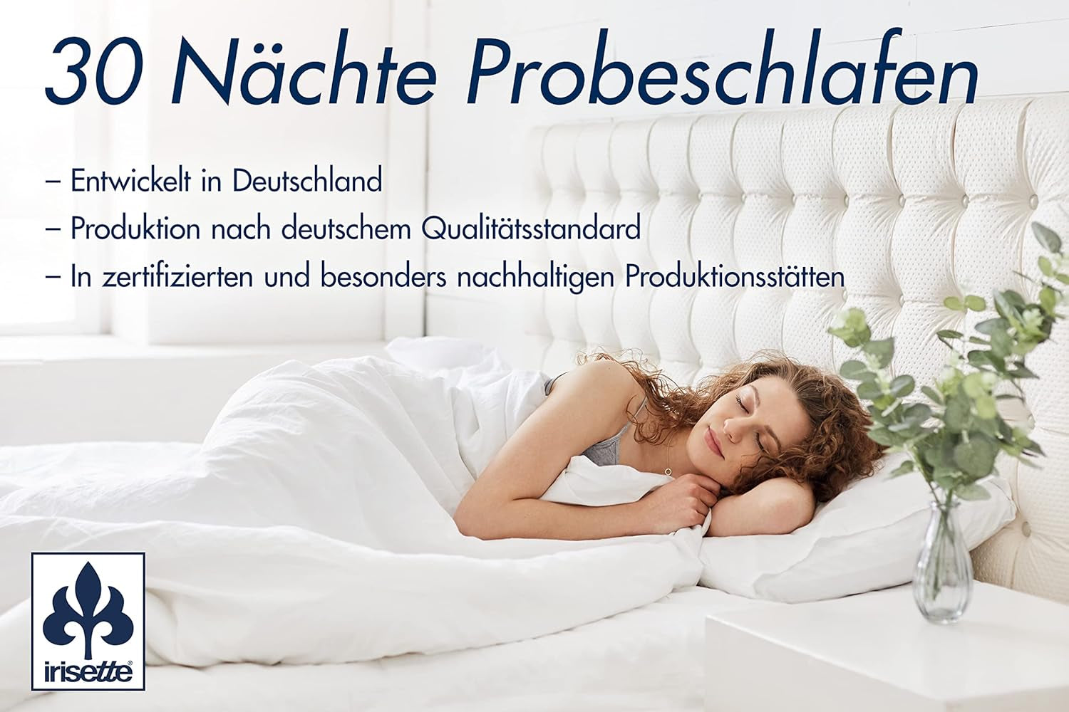 Kołdra puchowa Irisette Nora Lekka kołdra letnia z poszyciem 100% bawełny, wypełnieniem 100% puchem klasy I, 135 x 200 cm, certyfikat Oeko-Tex, wyprodukowana zgodnie z niemieckimi standardami jakości. Kołdry i kołdry Naty Shop