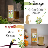 ORIGEENS BIO MATE TEA ZESTAW PREZENTOWY X4 I Yerba Mate Bio 4X80G I Yerba Mate Zestaw herbaciany, pomysł na prezent