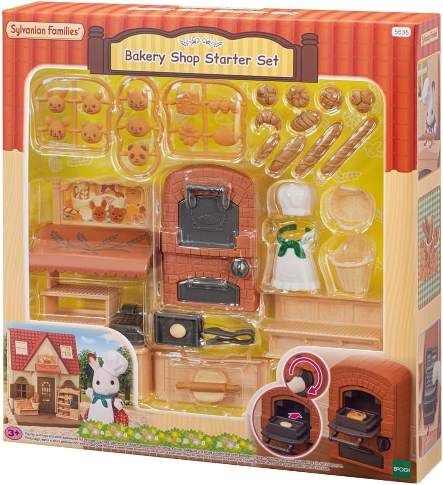 Sylvanian Families 5536 Zestaw z domkiem dla lalek — piekarnią — zestaw z domkiem dla lalek