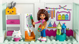 Lego 10788 Domek dla lalek Gabby, 8 pokoi i 4 piętra Domek dla lalek Gabby z figurkami Pandi, Surykatki i Kuchi oraz akcesoriami, prezent dla 4-letnich dziewcząt, chłopców i dzieci Zestawy do budowania Besuche w sklepie LEGO