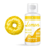 Fettlösliche Lebensmittelfarbe Für Schokolade - 60Ml Ölbasis Lebensmittelfarben Für Fondant, Torten Dekoration, Backen - Flüssige Barwnik spożywczy Für Kakaobutter, Buttercream, Kuchen (Schwarz) Naty Shop Gelb