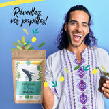 ORIGEENS BIO YERBA MATE Z MIĘTĄ I CYTRYNĄ 200 G - Świeżość I Niepalona Bio Yerba Mate, liście, bez łodyżek i pyłu