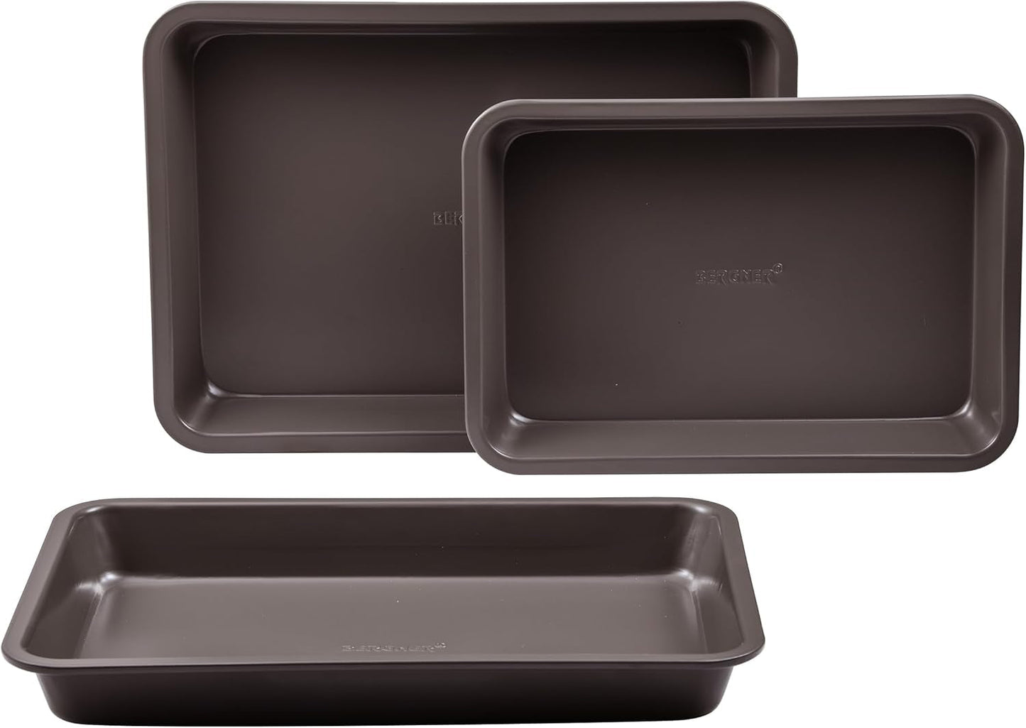 BERGNER BAKING LOVERS - Zestaw Von 2 X 6 Cup Muffinformen - Kohlenstoffstahl Mit Ilag Essential, PFOA Frei, Leicht Zu Reinigen Formy i blachy do pieczenia Naty Shop 4,5 Cm | 25 cm | 34,3 cm