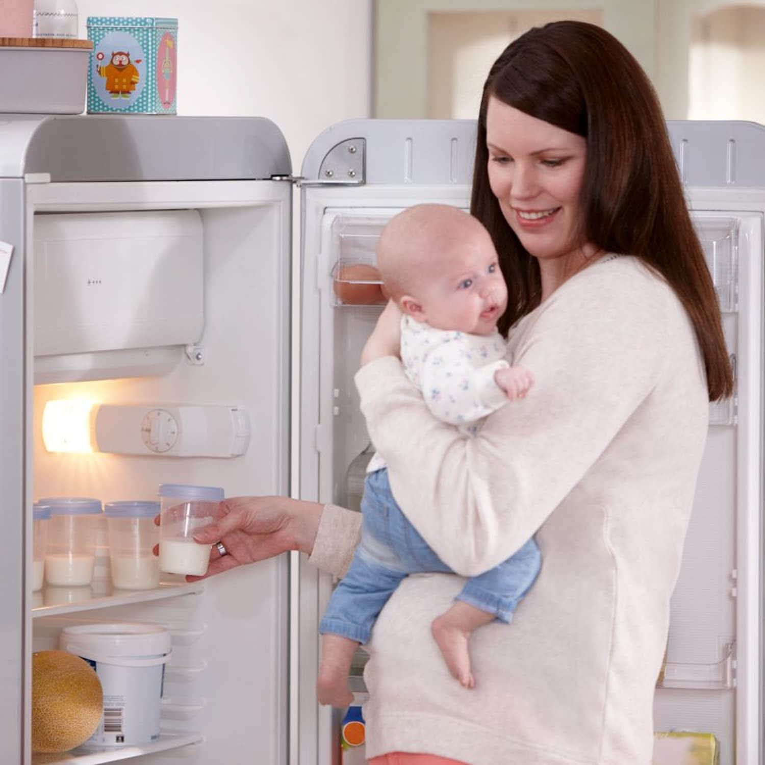 Philips AVENT SCF619/05 Przechowywanie Becher Für Muttermilch, Becher Inklusive Deckel Akcesoria Żywność i karmienie piersią Sklep Bebe Naty