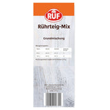 RUF Rührkuchen Backmischung, Nur Wasser & Öl Zugeben, Rezeptur Für Blechkuchen, Kastenkuchen, Muffins, Gugelhupf Und Tortenböden, 1X1000G Mieszanka do pieczenia i gotowania Naty Shop