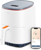 COSORI Frytkownica na gorące powietrze Airfryer, frytownica 12 w 1 XXL 6,2 l, frytkownica na gorące powietrze z okienkiem i przypomnieniem o zamieszaniu, 80 przepisów Sprzęt AGD Naty Shop Pearl White 3,8 l Compact