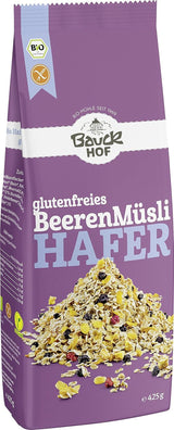 hof musli owsiane z jagodami, bezglutenowe (425 g) - Bio