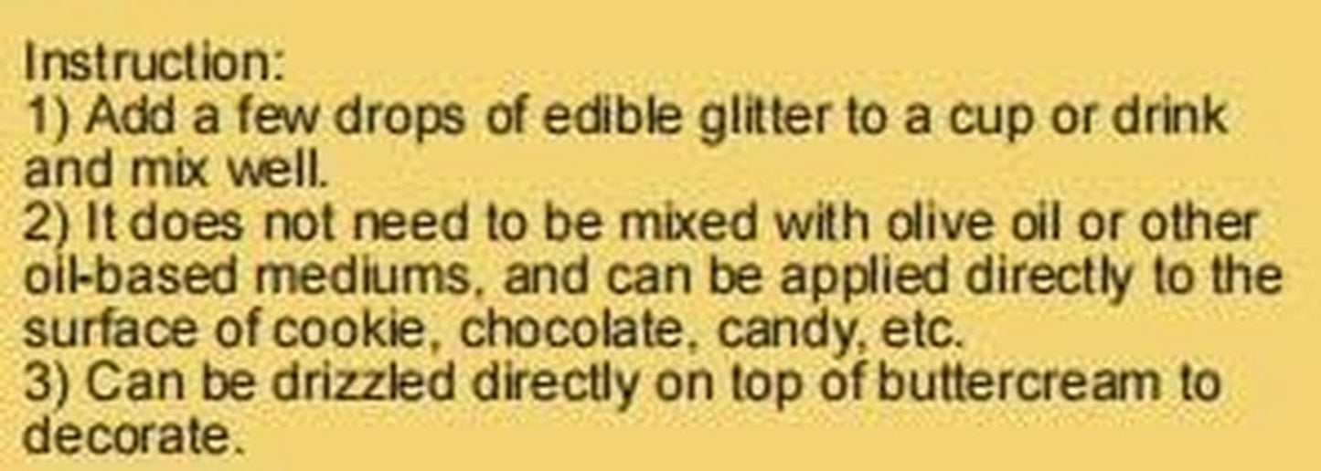 Brokat jadalny, 5 gramów Glitter Nati Shop