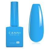 Żelowy lakier do paznokci CANNI, półtrwały, ciemnofioletowy, lakier do paznokci, żel UV, Soak Off, Manicure