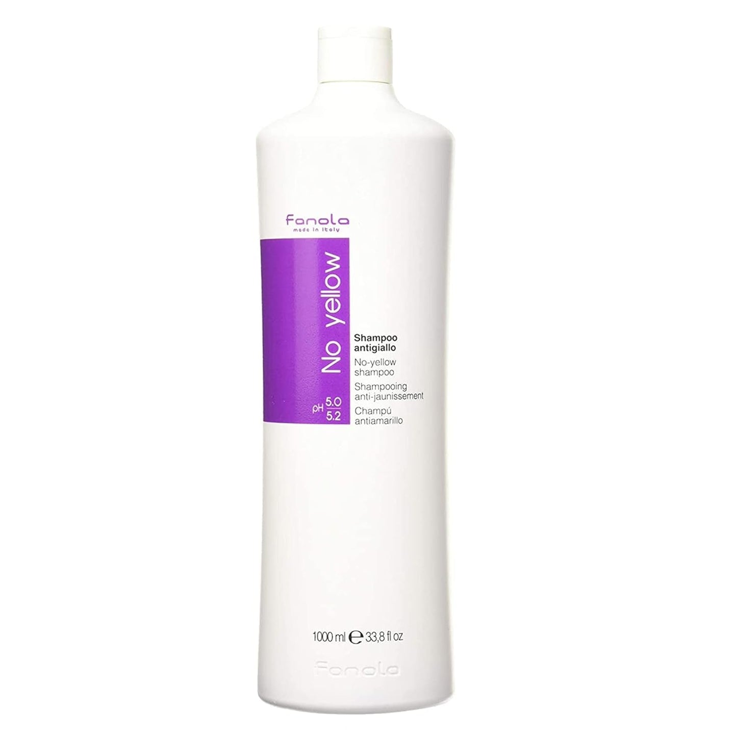 Fanola No Yellow Silver, Szampon przeciw żółtym plamom, 1000 ml Pod prysznic i do kąpieli Fanola 1000 ml