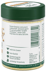 Fuchs Gewürze - Senfkörner gemahlen - für die Zubereitung von Rubs, zum Verfeinern von Suppen und Saucen - naturalne składniki - 45 g w wiederverwendbarer, recyclebarer Dawka