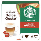 STARBUCKS Hazelnut Macchiato marki Nescafé Dolce Gusto, Dunkle Röstung, Kaffeekapseln 6 x 12 (72 Kapseln)