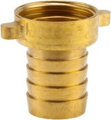 Gardena Mosiężna złączka do węża, 2-częściowa: wysokiej jakości mosiężna złączka, gwint 26,5 mm (G 3/4"), do węży 1/2" (13 mm) (7140-20)